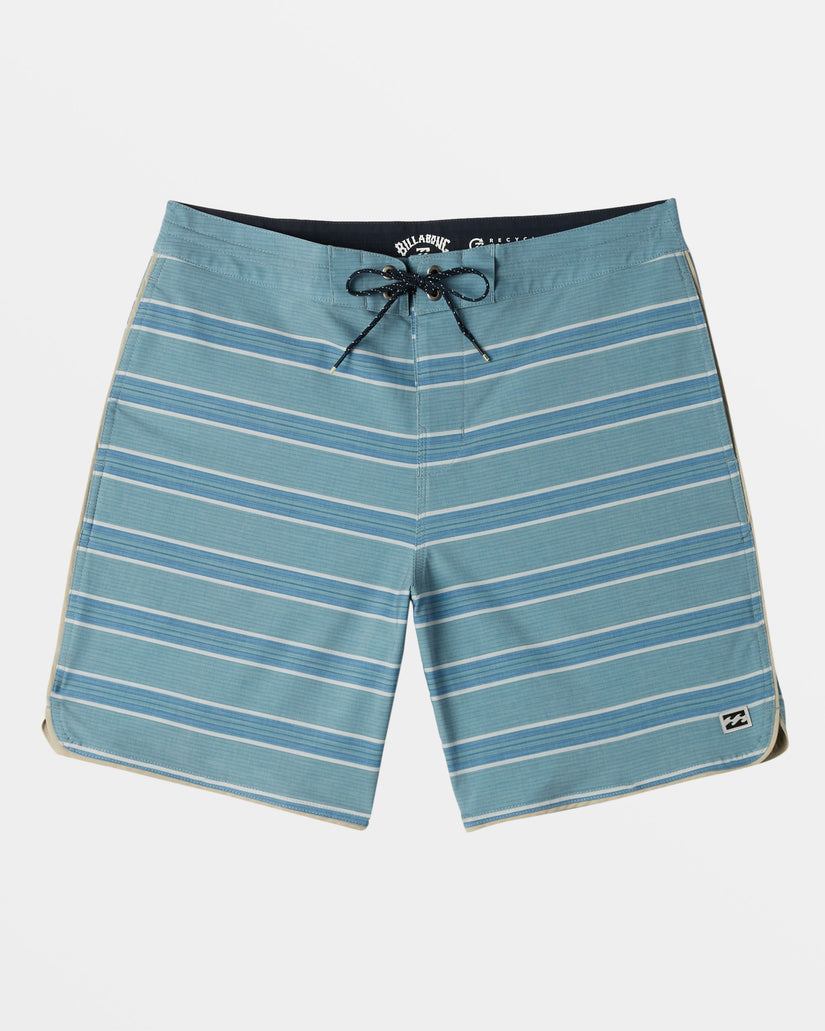 73 Lo Tide 18" Boardshorts - Washed Blue