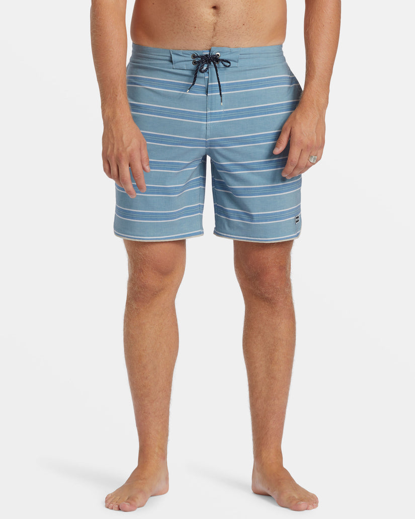 73 Lo Tide 18" Boardshorts - Washed Blue