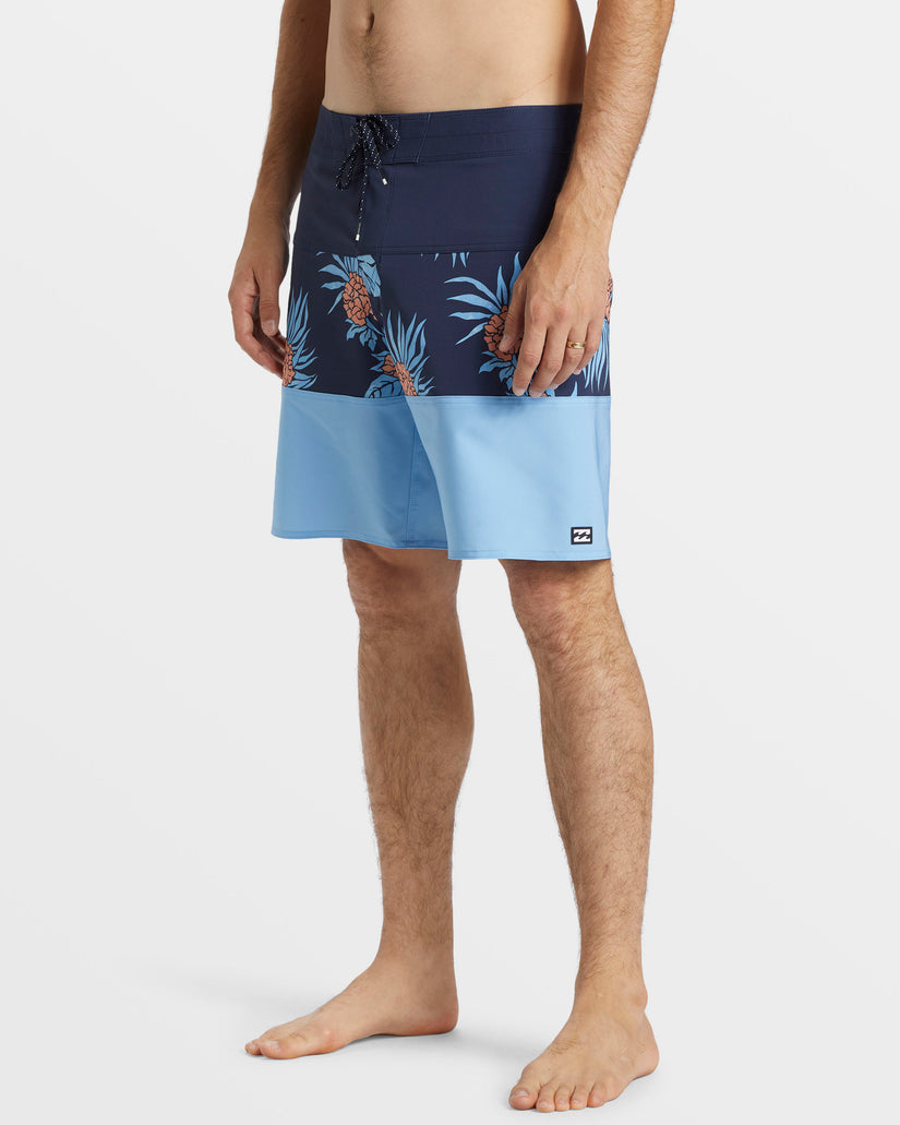 Tribong Pro 18" Boardshorts - Blue Wash