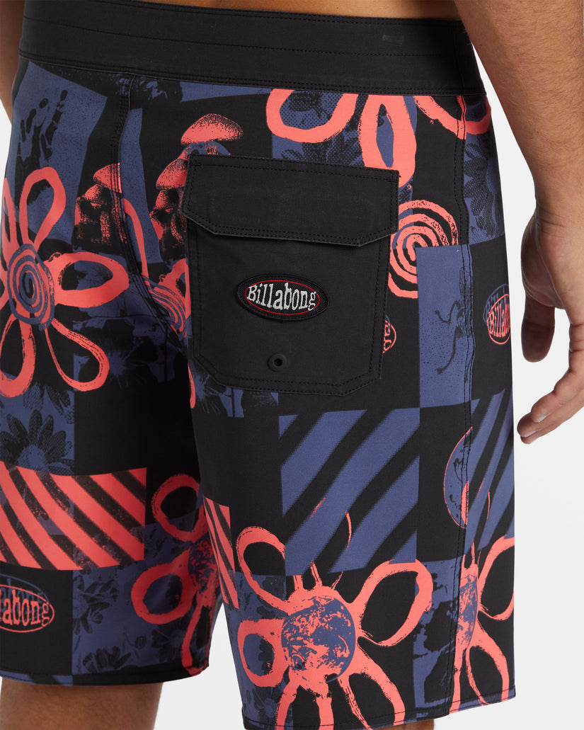 Sundays Pro 19" Boardshorts - Washed Royal