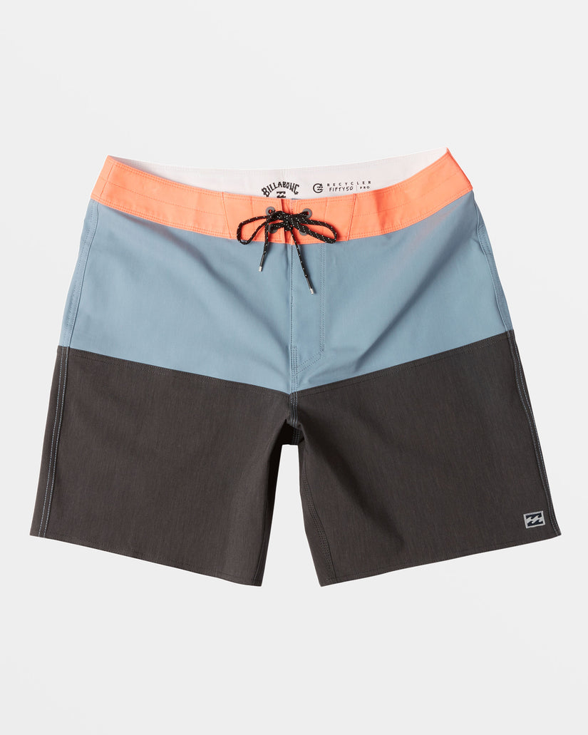 Fifty50 Pro 19" Boardshorts - Washed Blue