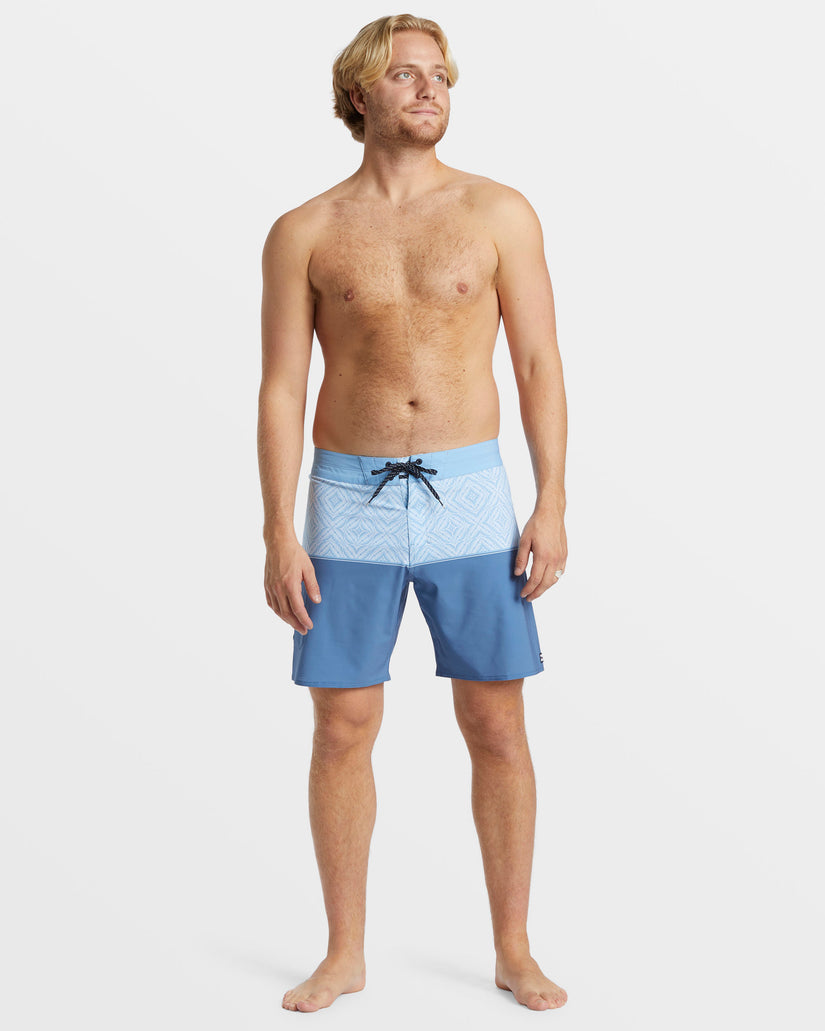 Fifty50 Airlite 19" Boardshorts - Blue Wash