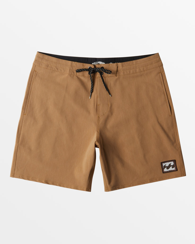 Every Other Day Lo Tide 17" Boardshorts - Dark Brown