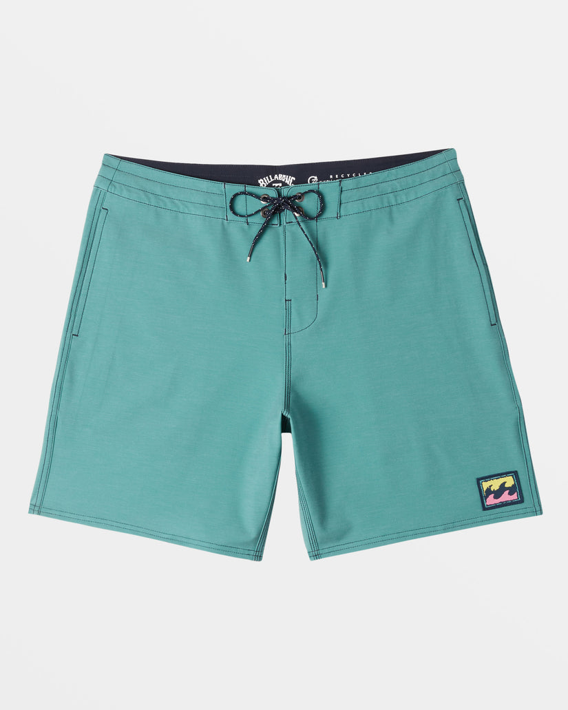 Every Other Day Lo Tide 17" Boardshorts - Jade Stone