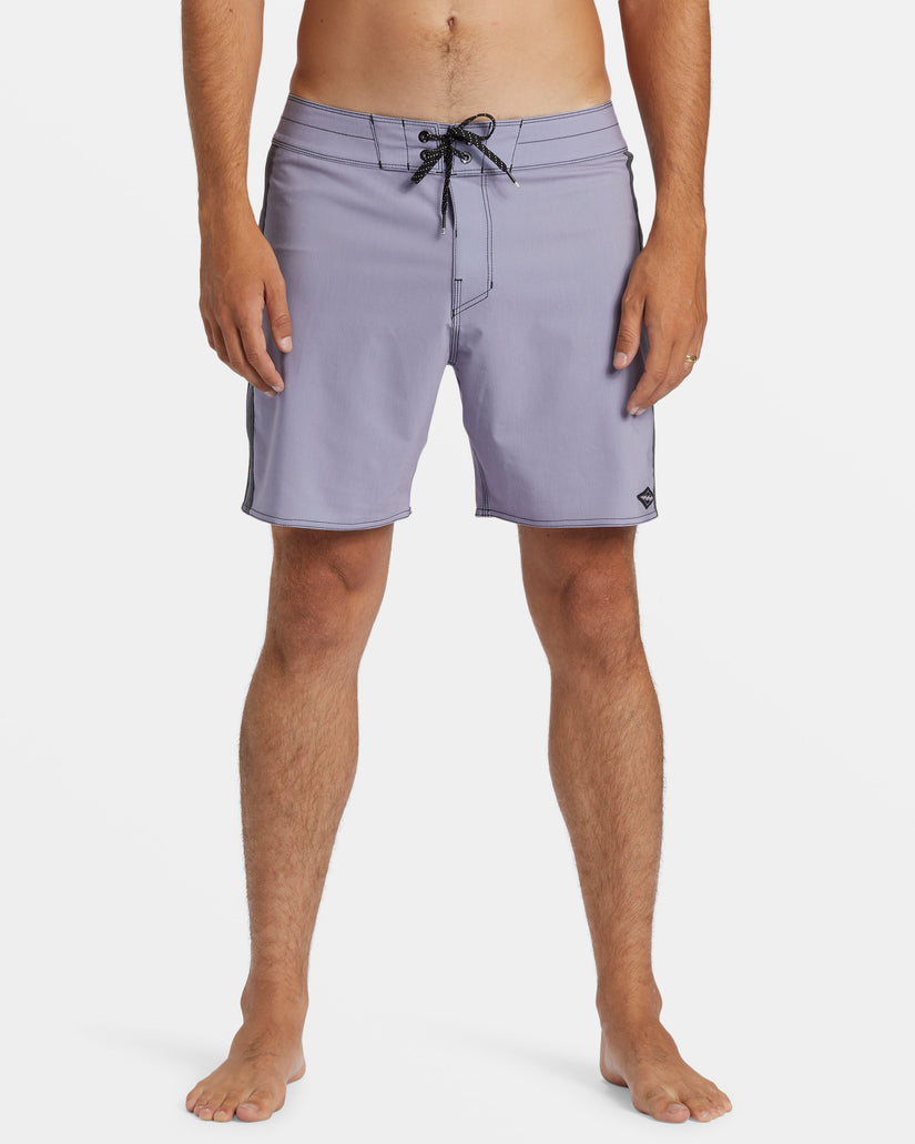 Kirra Pro Performance 17" Boardshorts - Purple Ash