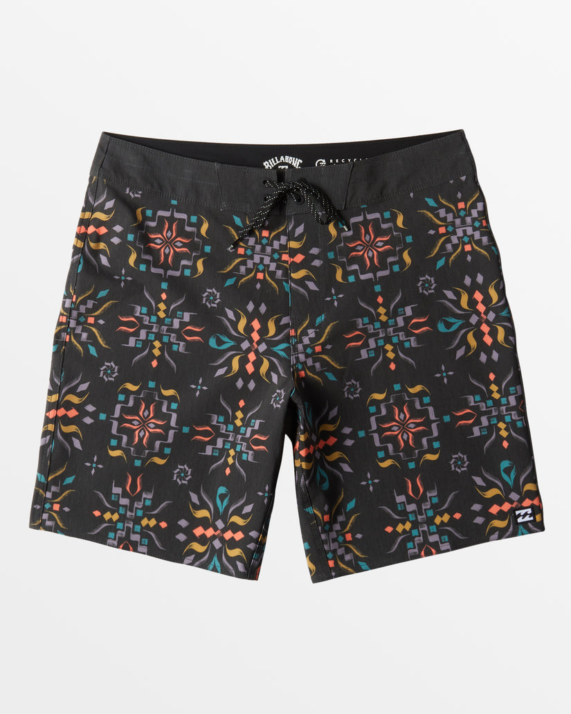 Good Times Pro 18" Boardshorts - Black Multi