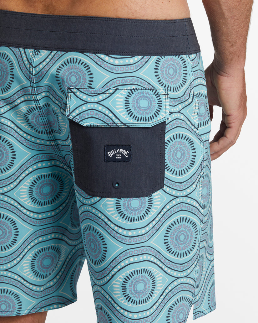 Good Times Pro 18" Boardshorts - Blue Haze