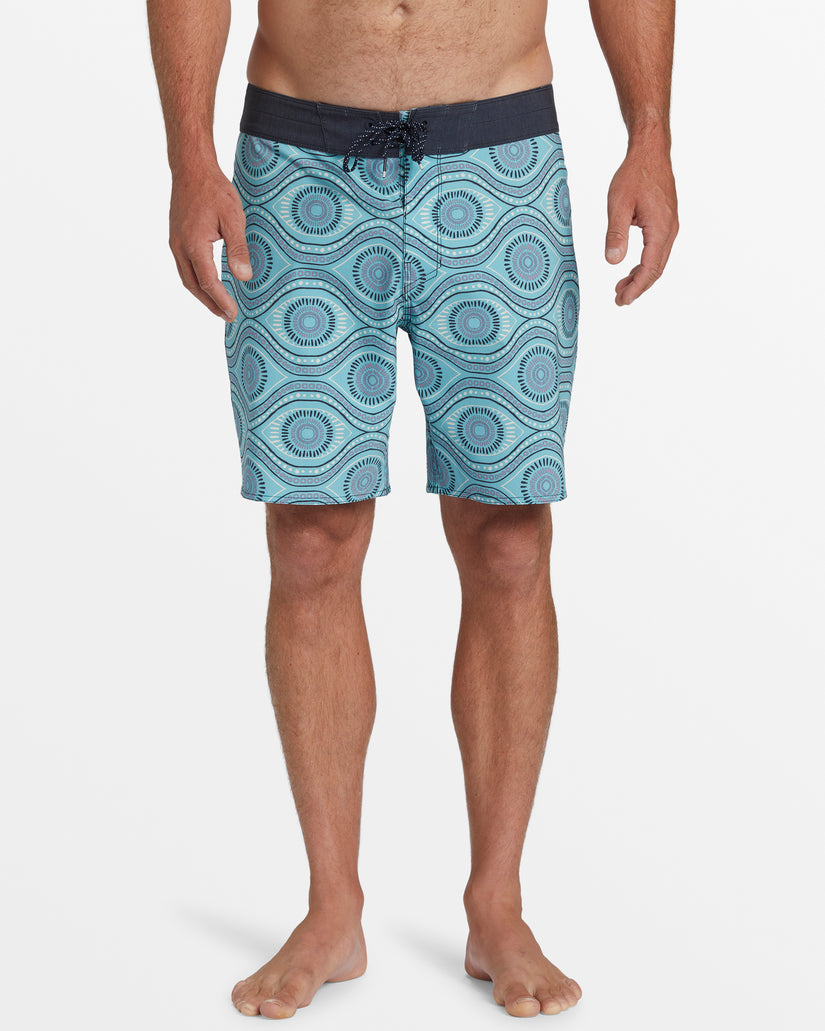 Good Times Pro 18" Boardshorts - Blue Haze