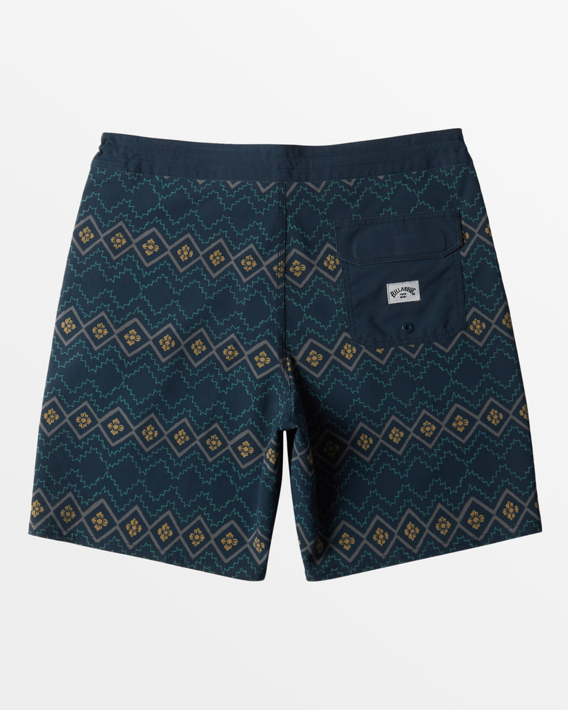 Good Times Lo Tide 18" Swim Trunks - Navy