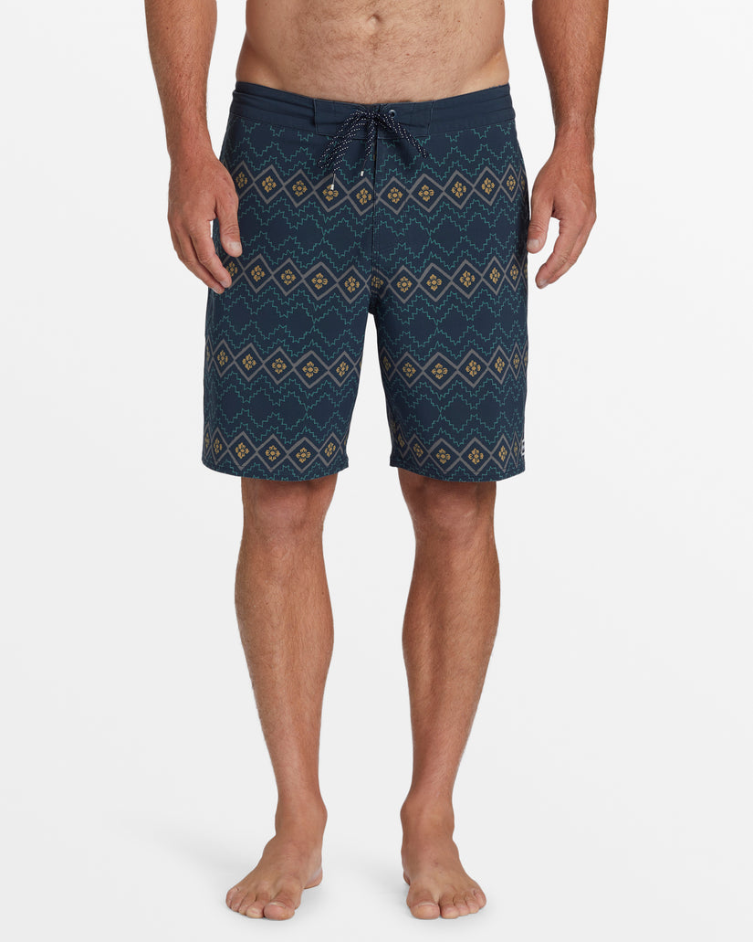 Good Times Lo Tide 18" Swim Trunks - Navy