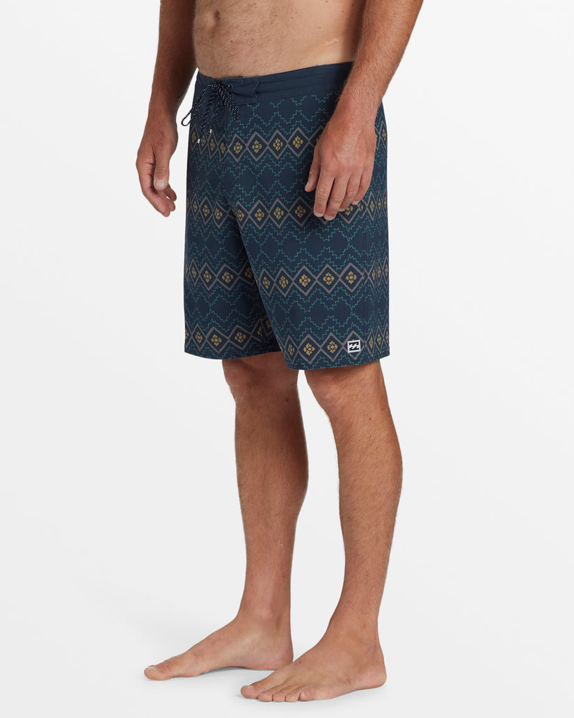 Good Times Lo Tide 18" Swim Trunks - Navy