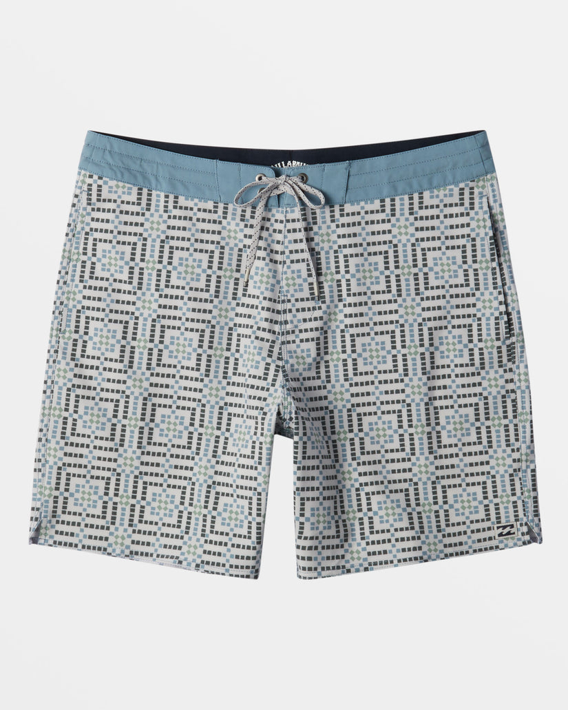 Good Times Lo Tide 18" Swim Trunks - Fog