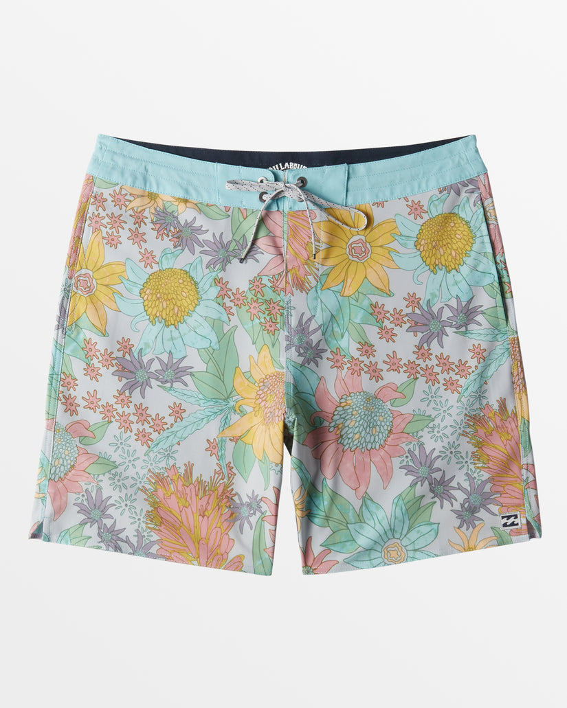 Good Times Lo Tide 18" Swim Trunks - Stone