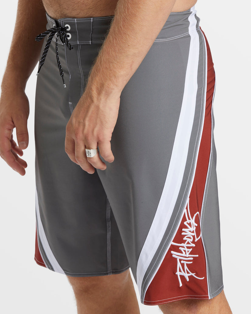 Fluid 2K Pro Performance 21" Boardshorts - Pewter