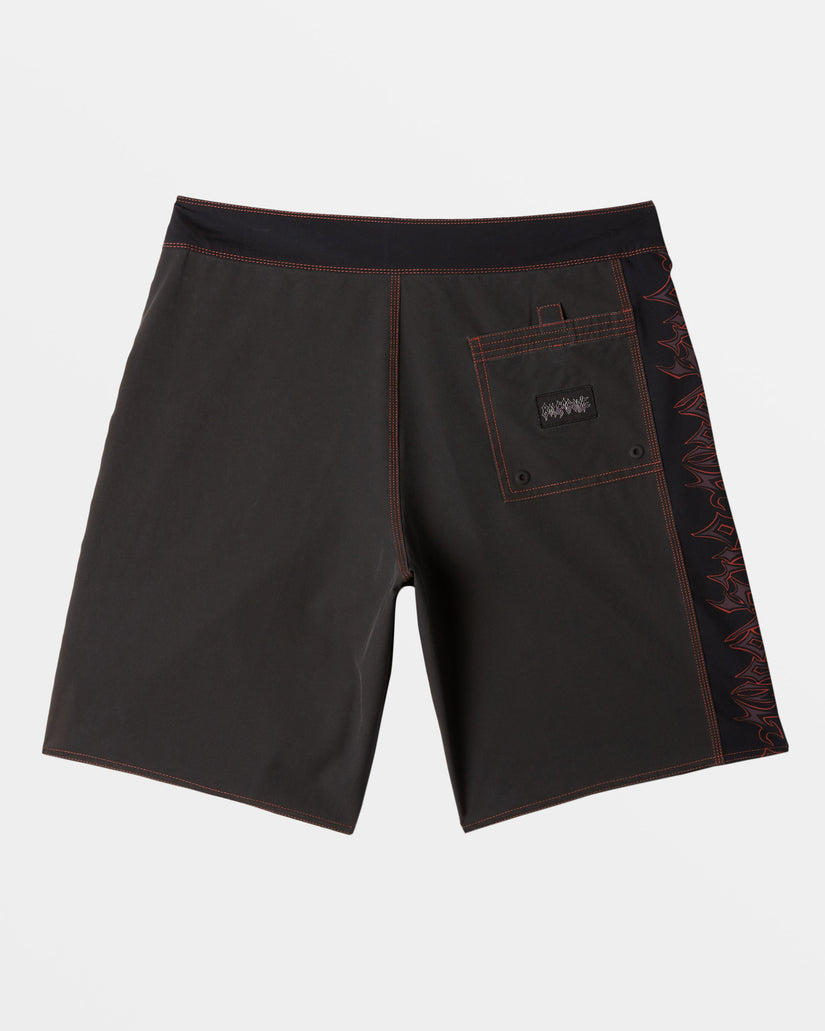 D Bah Immortal Pro Performance 20" Boardshorts - Washed Black