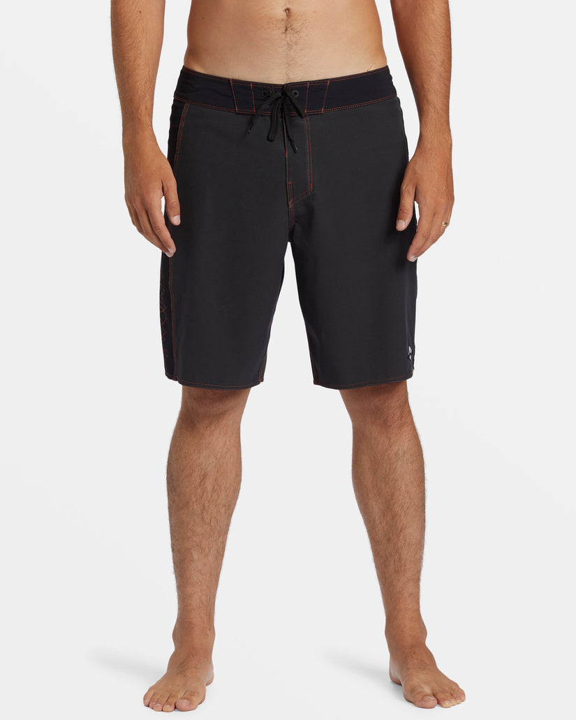 D Bah Immortal Pro Performance 20" Boardshorts - Washed Black