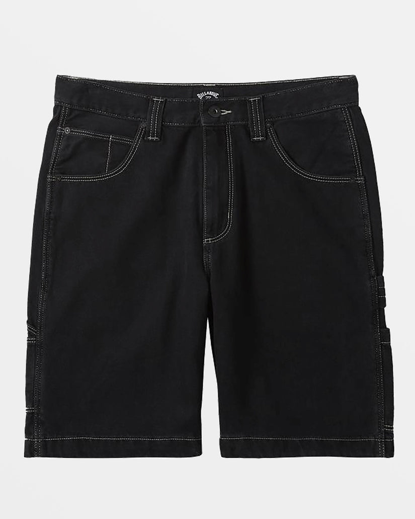 Bad Dog Immortal Workwear Denim Shorts - Black