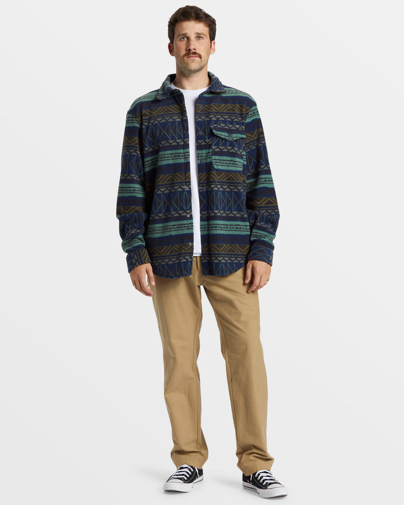 A/Div Furnace Flannel Shirt - Dusty Navy