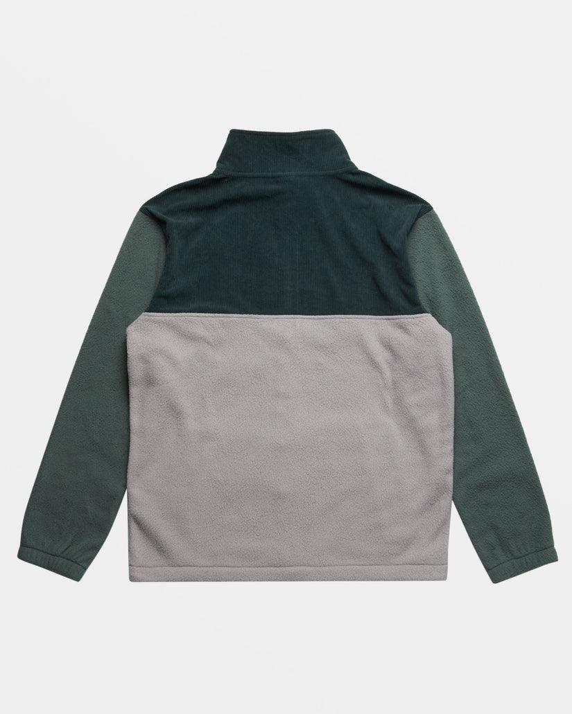 Boundary Trail Polar Fleece Full Zip Pullover - Forest Green