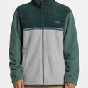 Boundary Trail Polar Fleece Full Zip Pullover - Forest Green