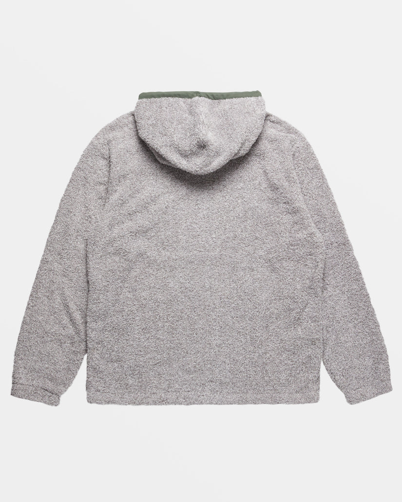 Badger Half Zip Hoodie - Grey Heather