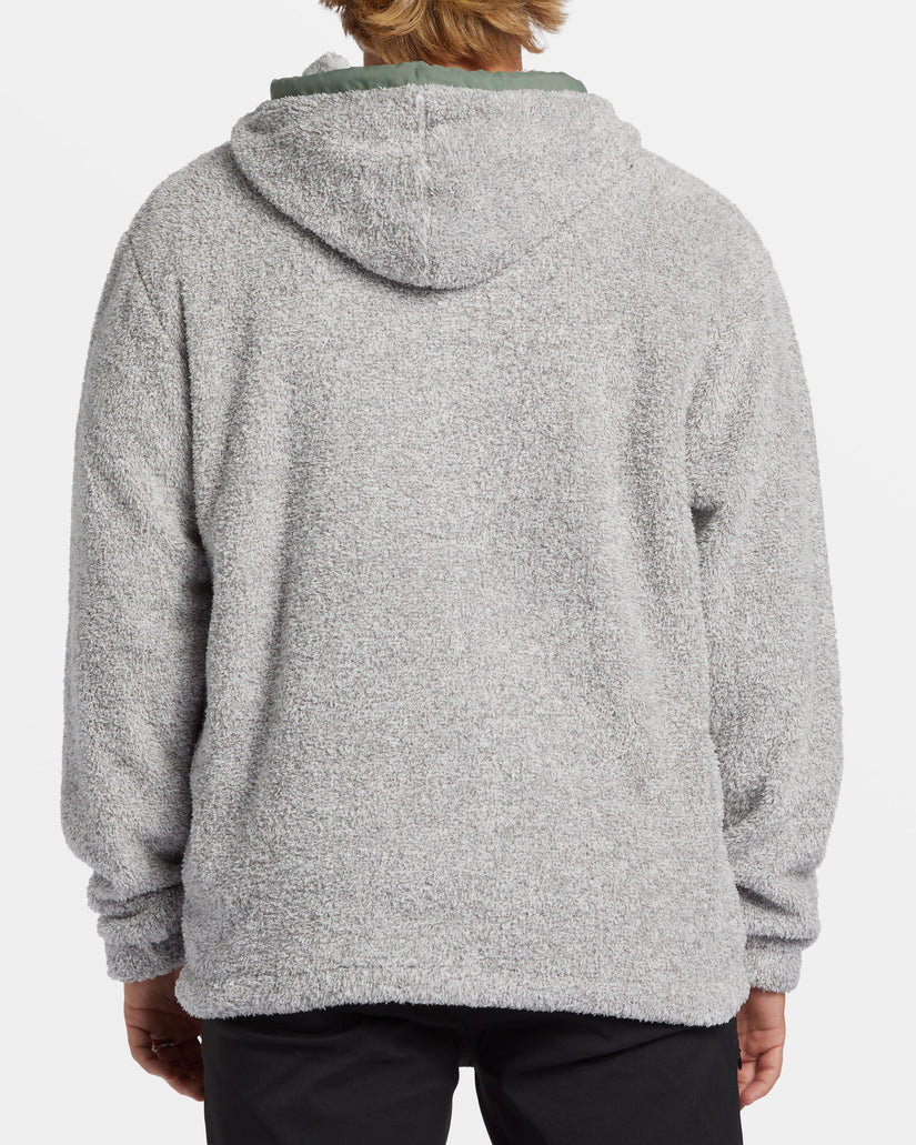 Badger Half Zip Hoodie - Grey Heather