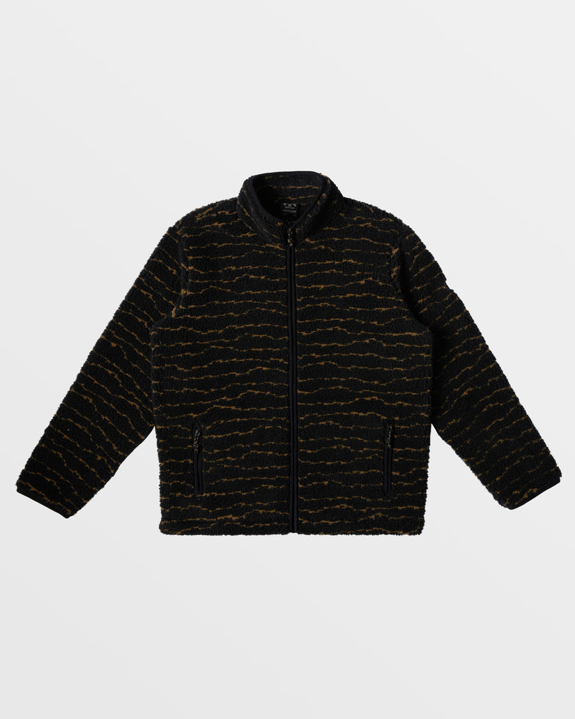 Boundary Switchback Full Zip Sherpa Fleece - Black Multi