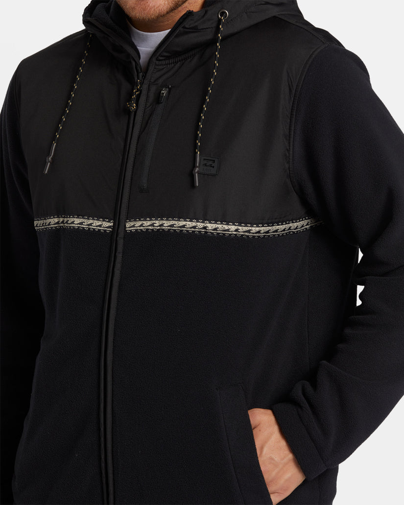 Boundary Lite Zip Hoodie - Black