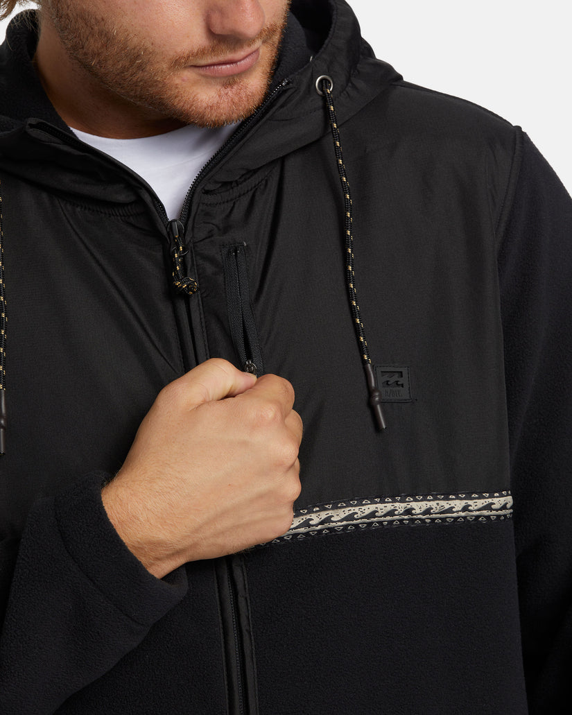 Boundary Lite Zip Hoodie - Black