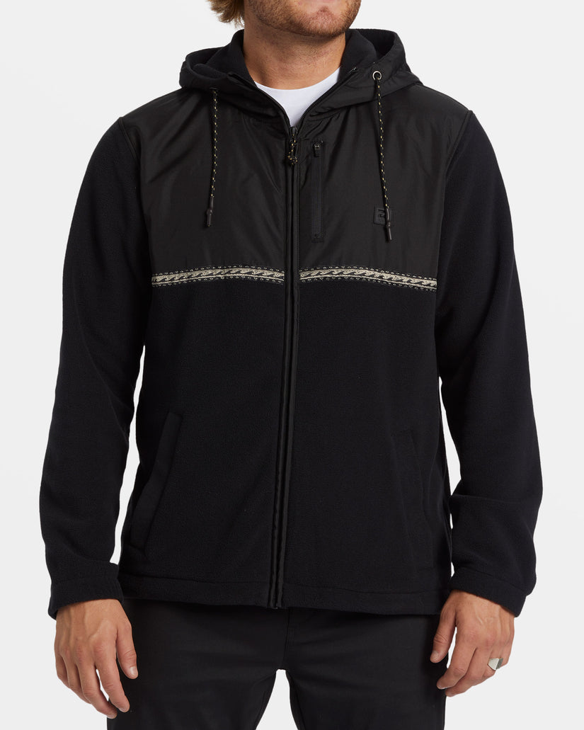 Boundary Lite Zip Hoodie - Black