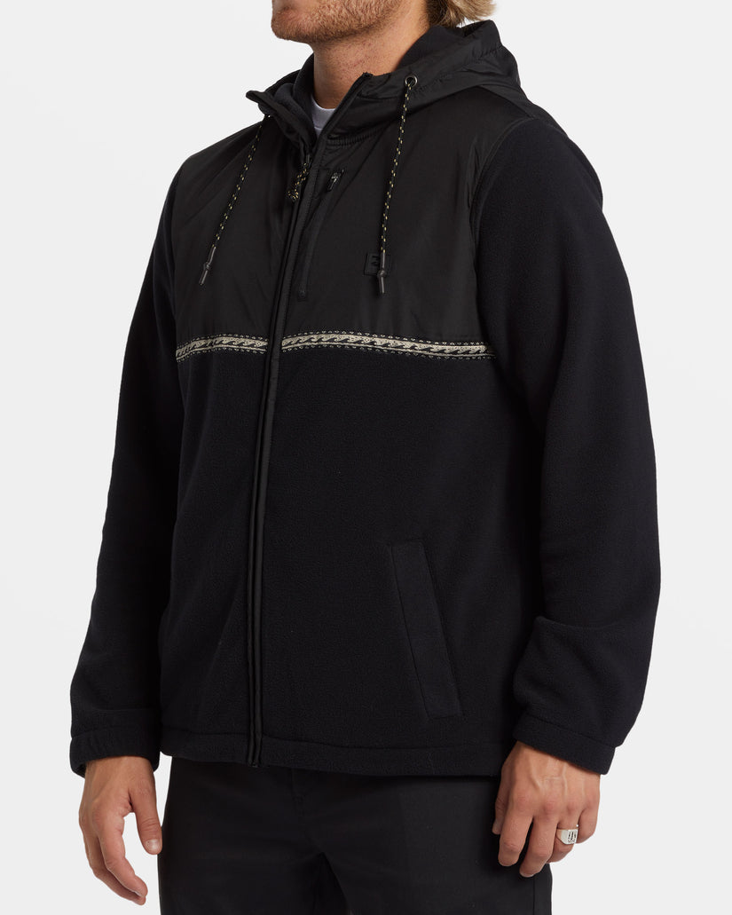 Boundary Lite Zip Hoodie - Black