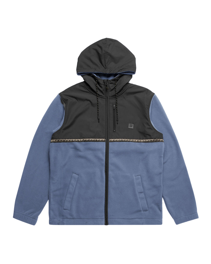 Boundary Lite Zip Hoodie - Slate Blue