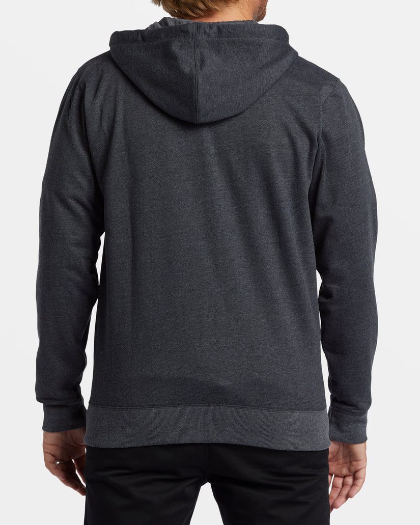 All Day Zip Hoodie - Black Heather