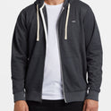 All Day Zip Hoodie - Black Heather