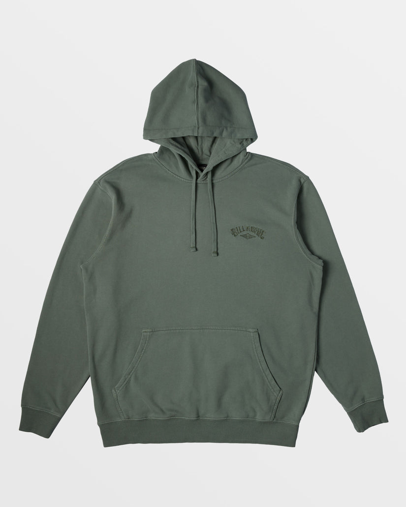 Wave Washed Hoodie - Fern