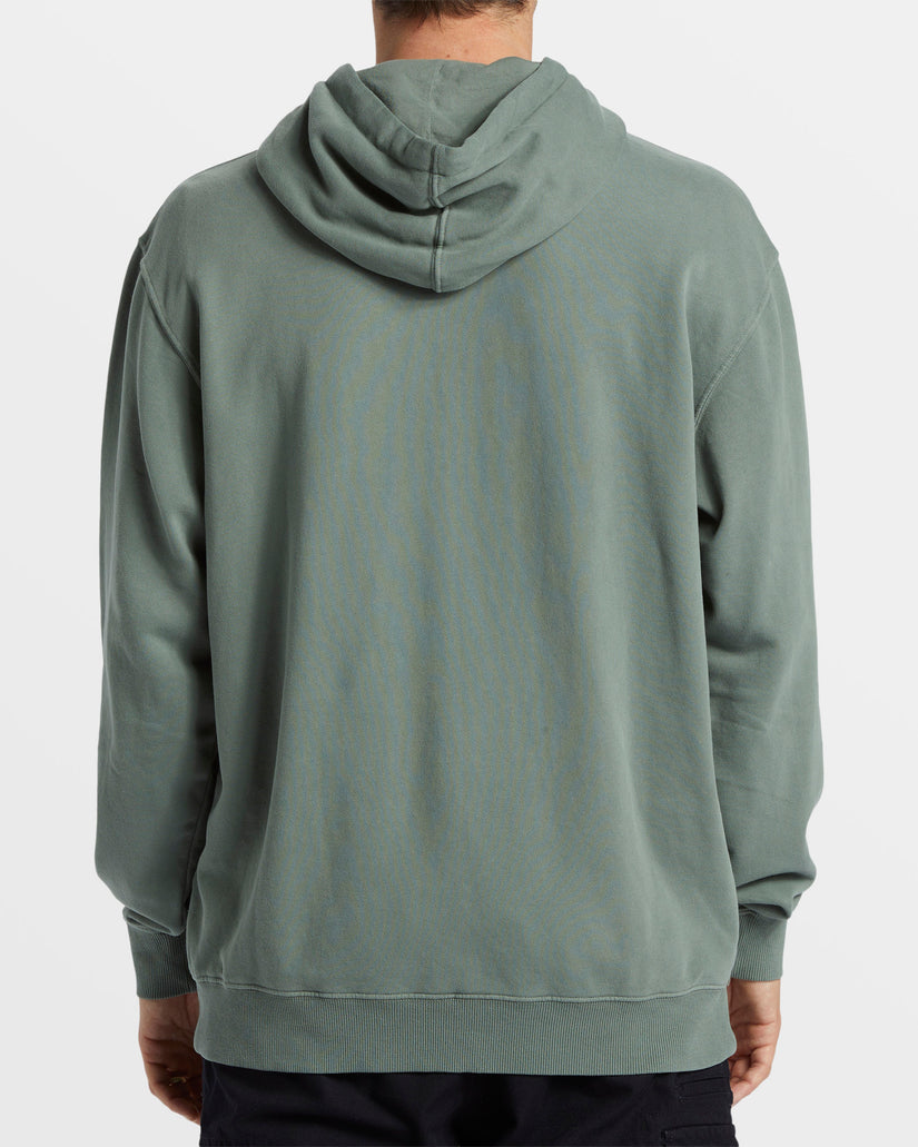 Wave Washed Hoodie - Fern