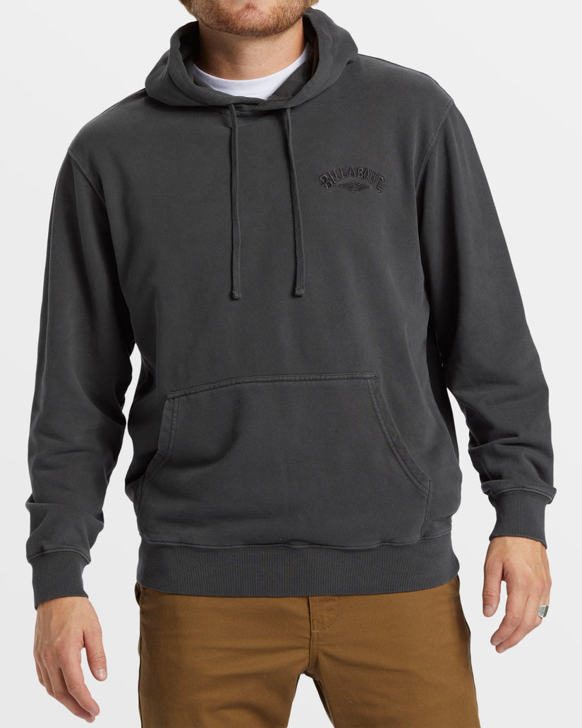 Wave Washed Hoodie - Raven