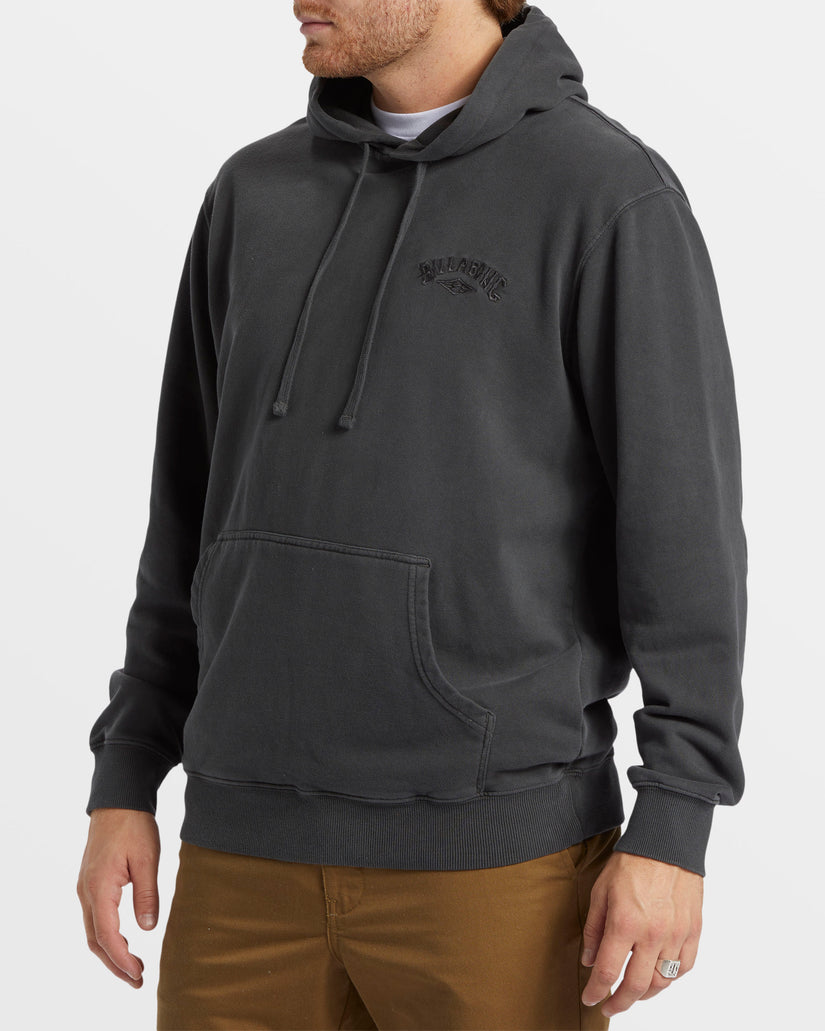 Wave Washed Hoodie - Raven