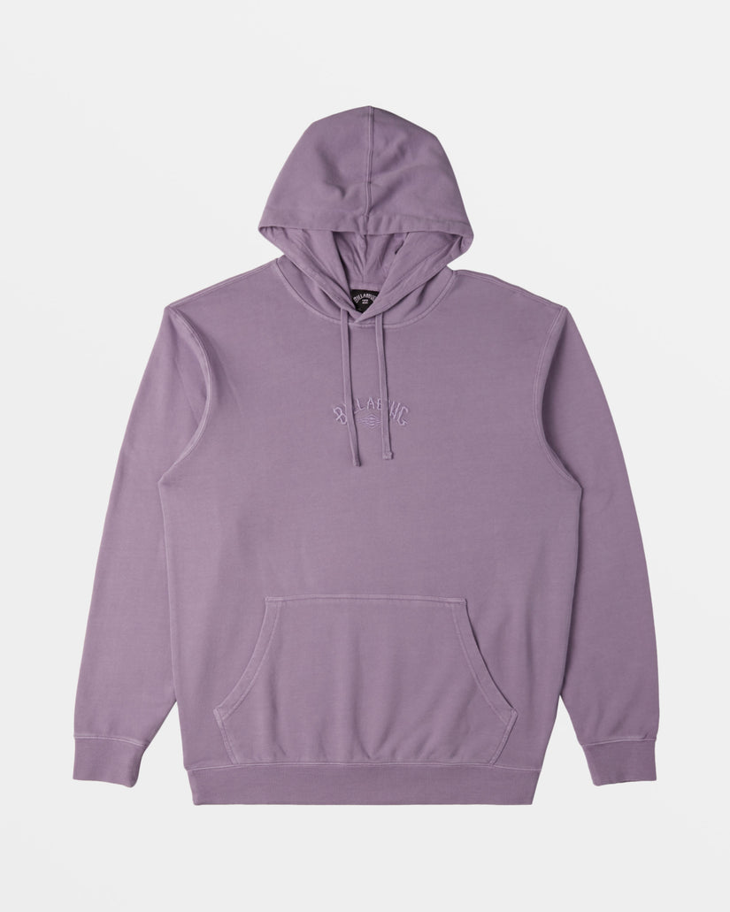 Wave Washed Hoodie - Purple Ash