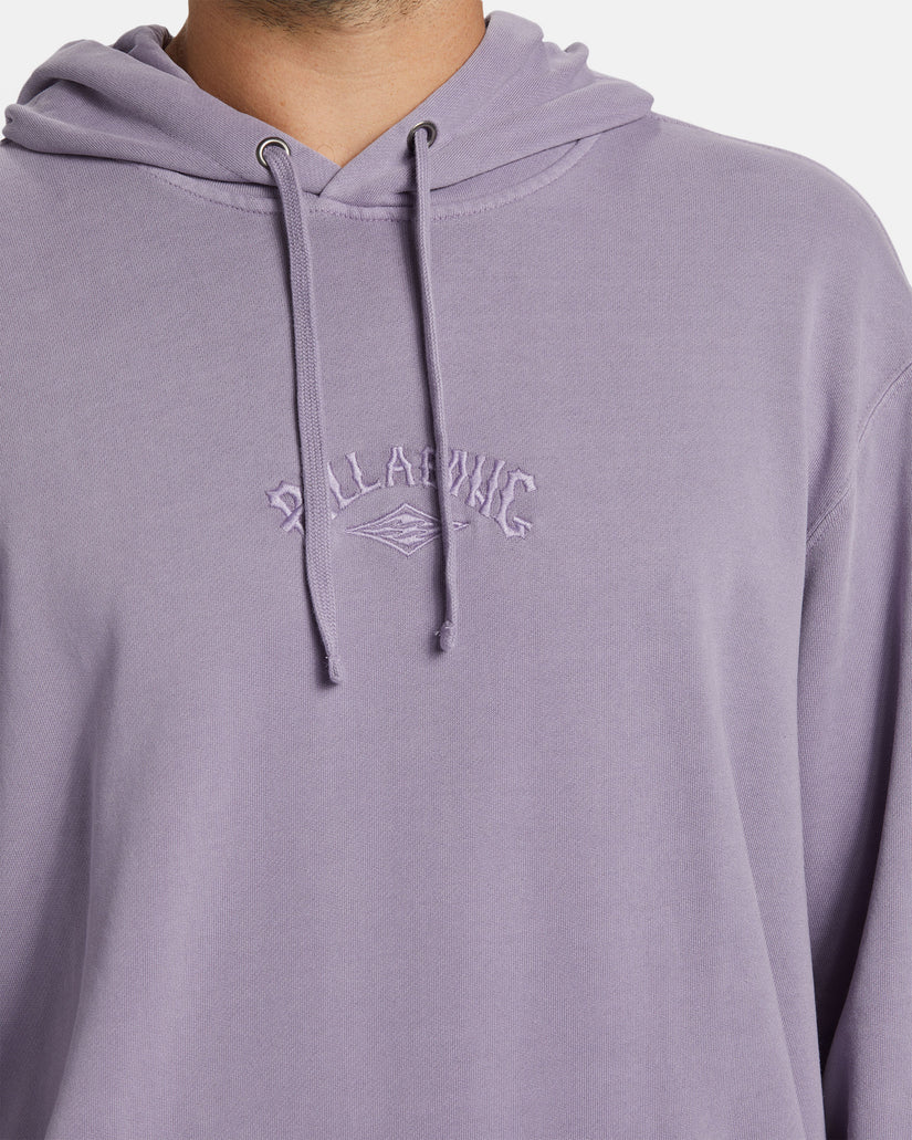 Wave Washed Hoodie - Purple Ash