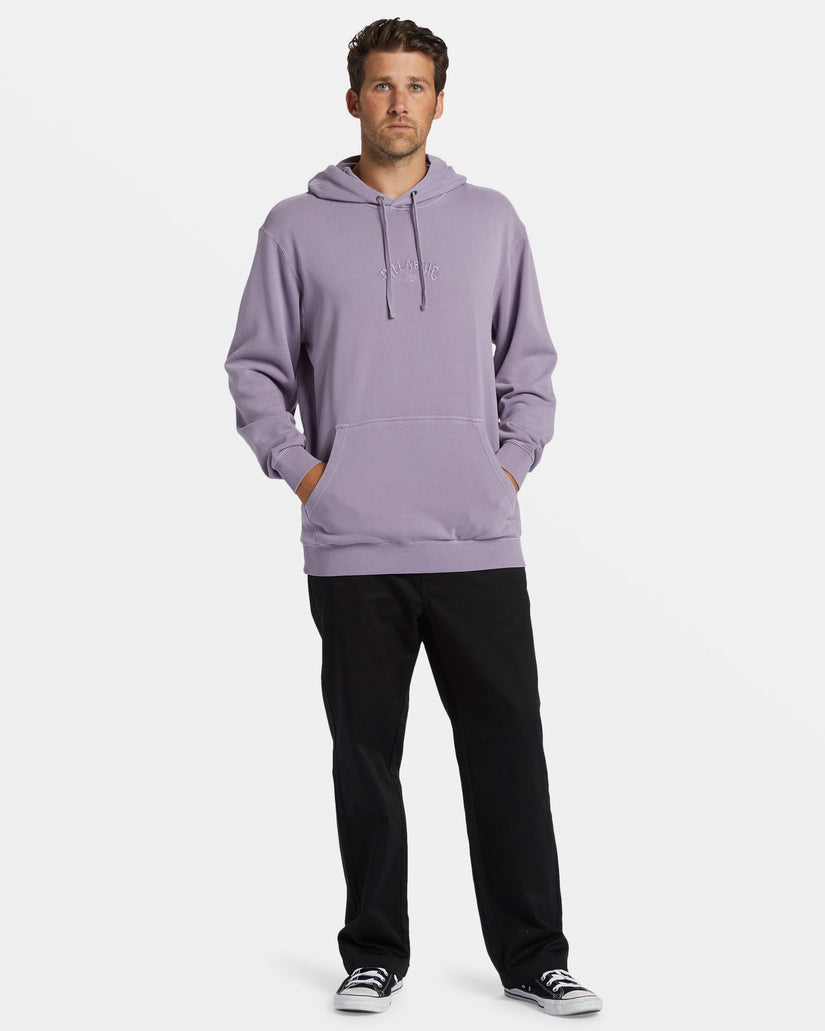 Wave Washed Hoodie - Purple Ash