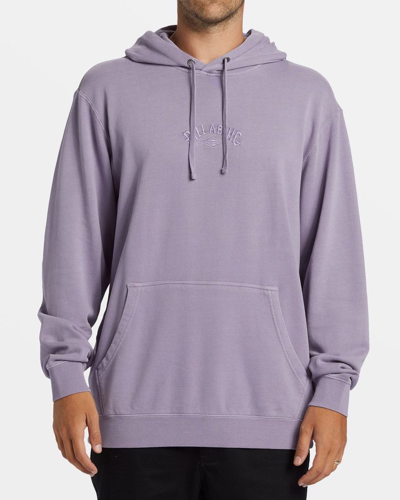 Wave Washed Hoodie - Purple Ash