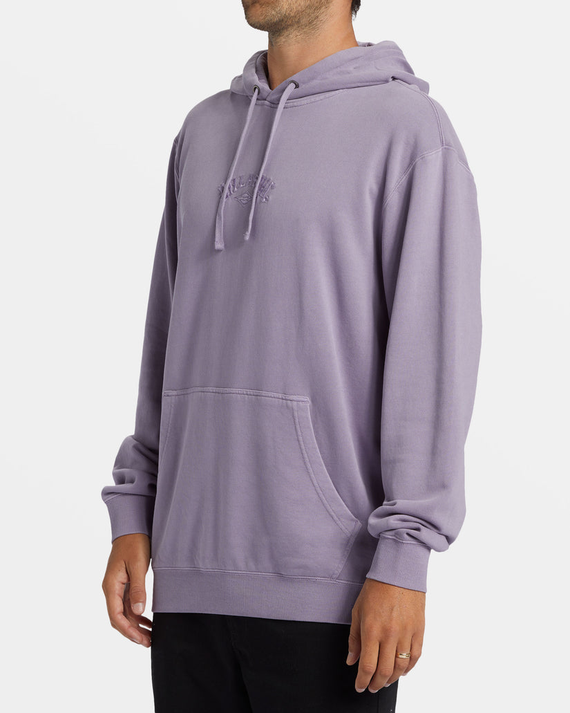 Wave Washed Hoodie - Purple Ash