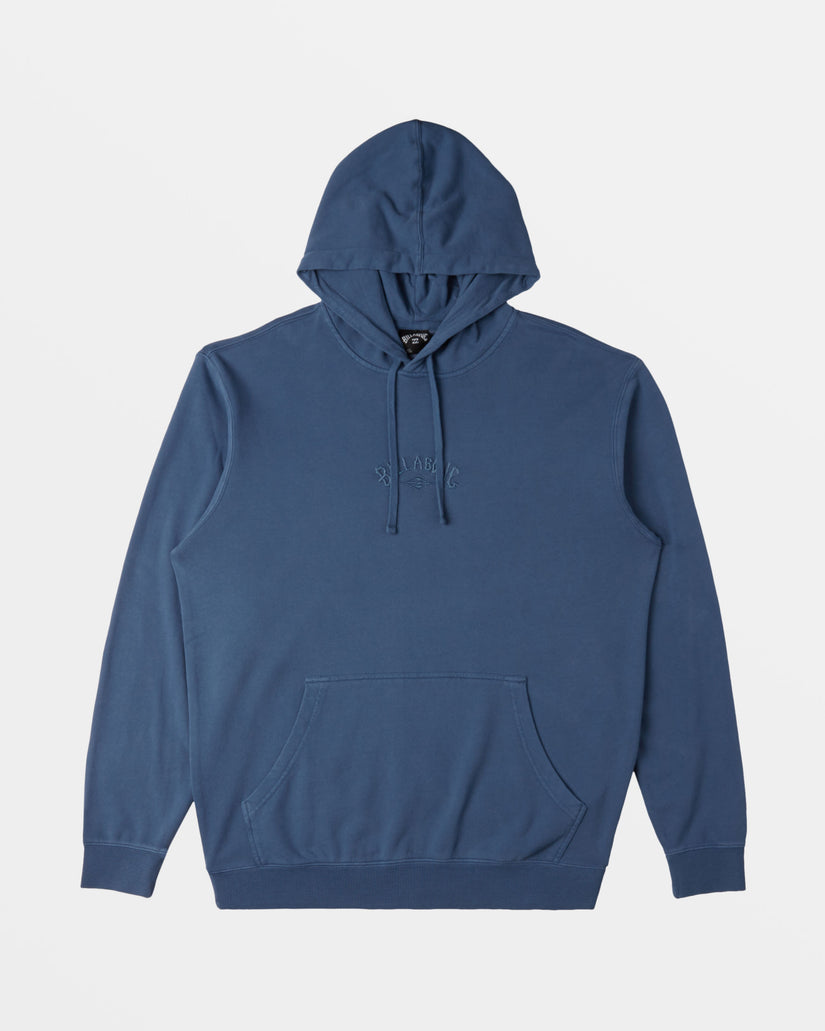 Wave Washed Hoodie - Slate Blue