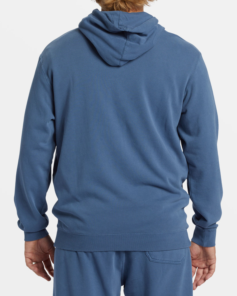 Wave Washed Hoodie - Slate Blue