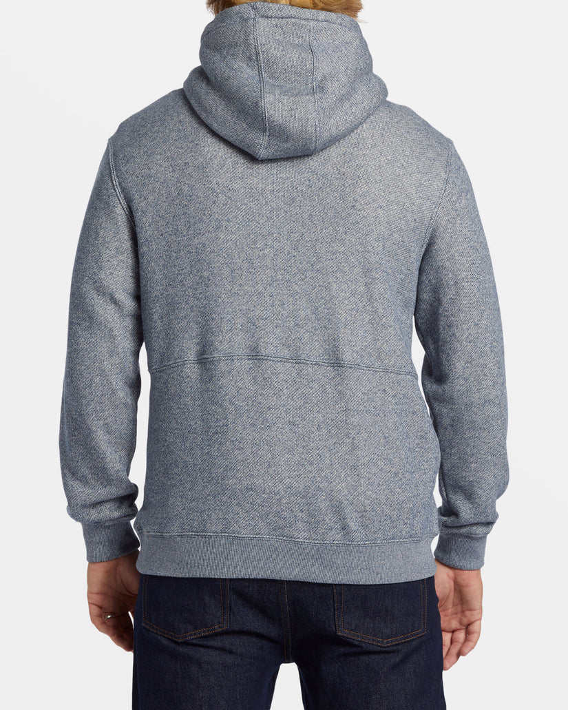 Hudson Zip Hoodie - Dusty Navy Heather