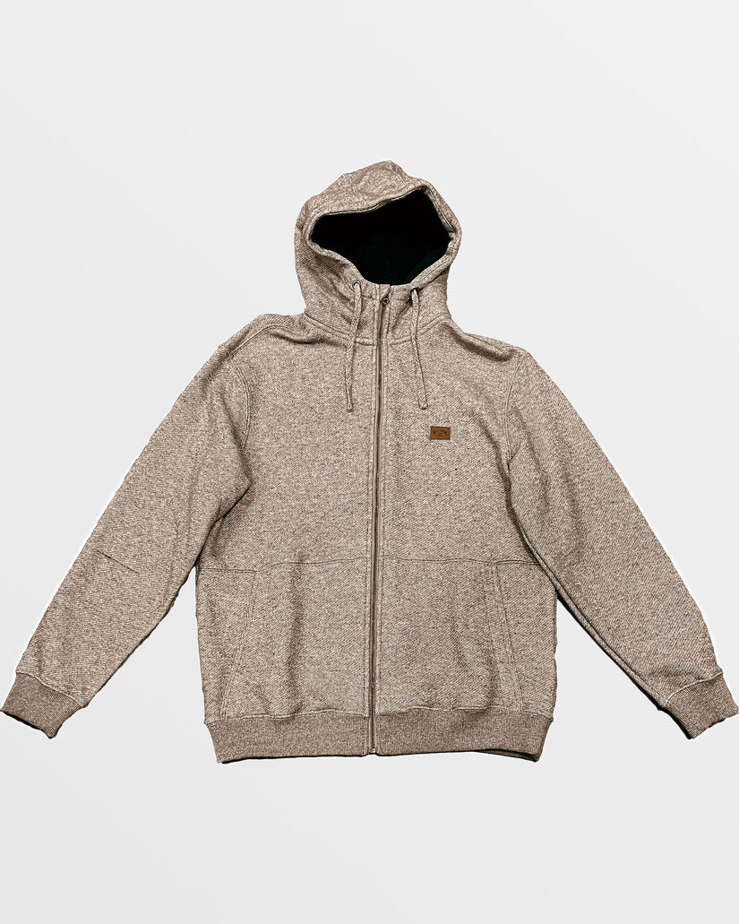 Hudson Zip Hoodie - Java Heather