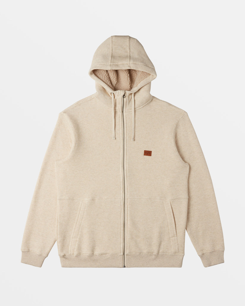 Hudson Zip Hoodie - Oatmeal Heather