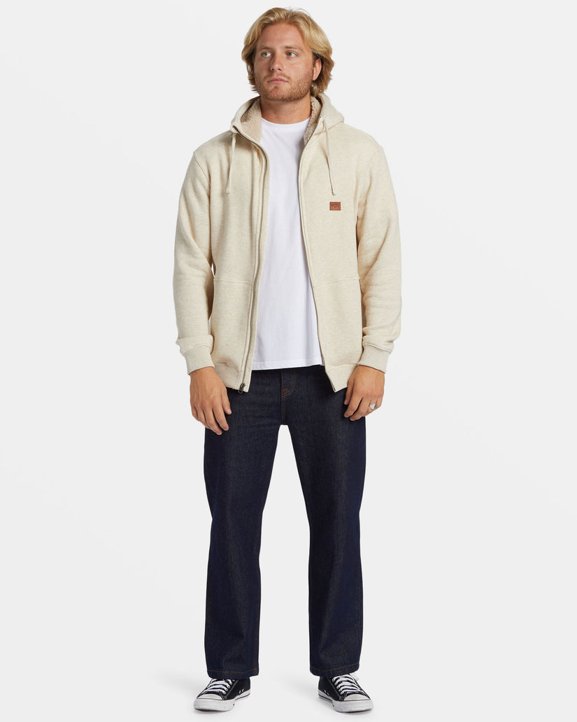 Hudson Zip Hoodie - Oatmeal Heather