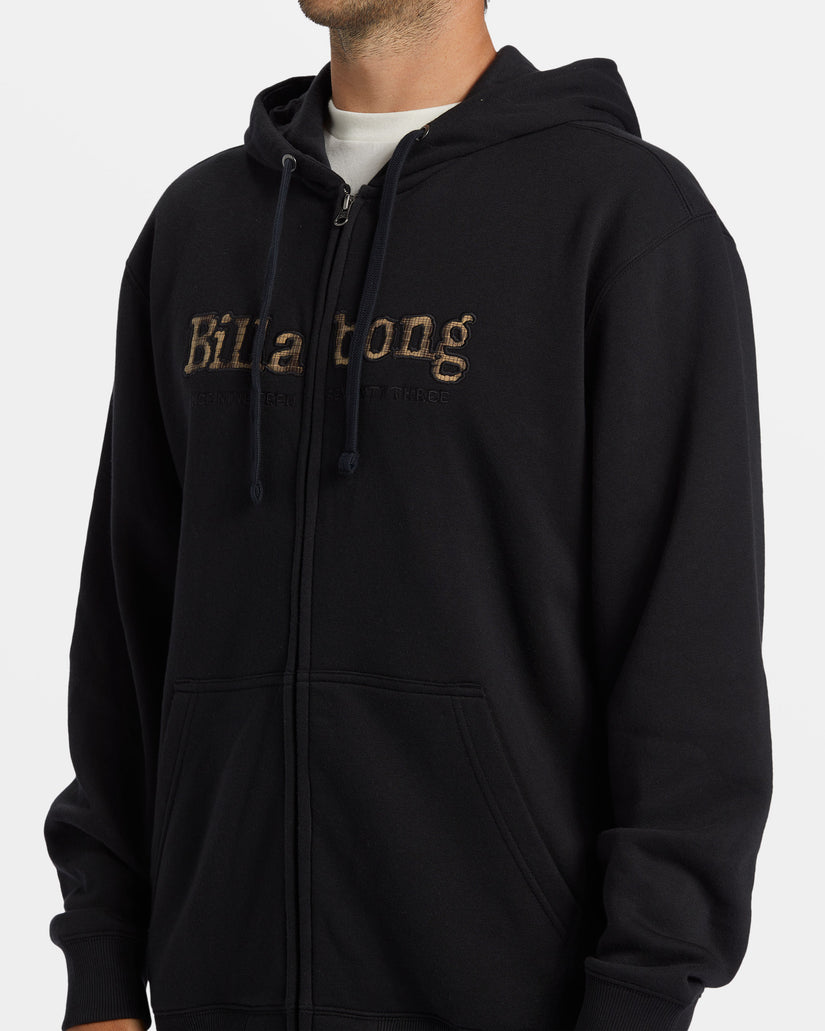 Mogul Zip Hoodie - Black